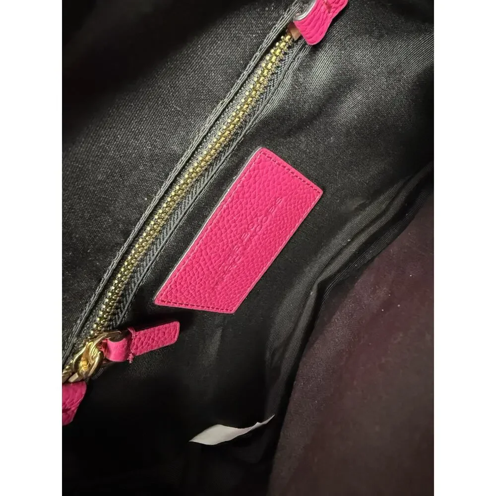 Marc Jacobs The Box 20 Diva Pink Leather Crossbody Top Handle Bag